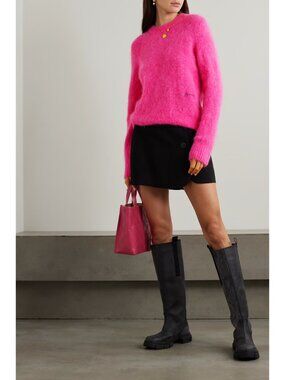 Ganni Brushed Alpaca Sweater